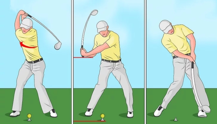 Bài tập tư thế và cách cầm gậy golf